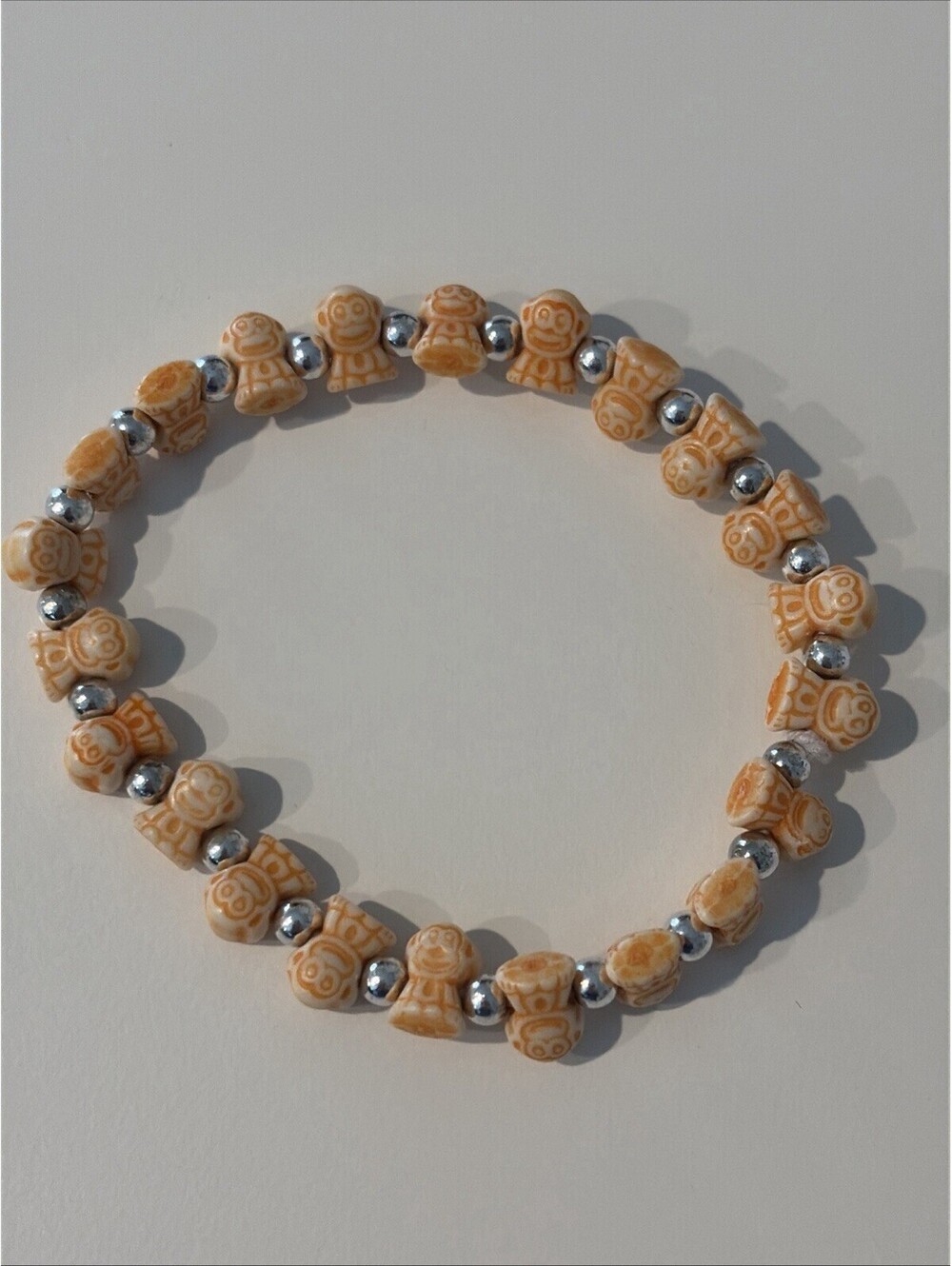TRRTLZ (Turtle Turtles) Orange MONKEY Bracelet Y2K Elastic Friendship